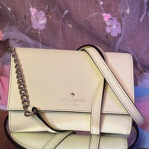 Kate Spade NWOT Leather Crossbody in Yellow